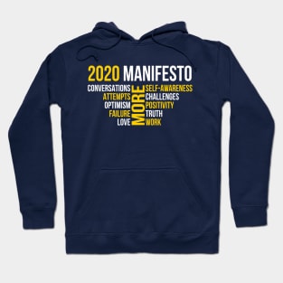 2020 Manifesto dark | Happy New Year 2020 Hoodie